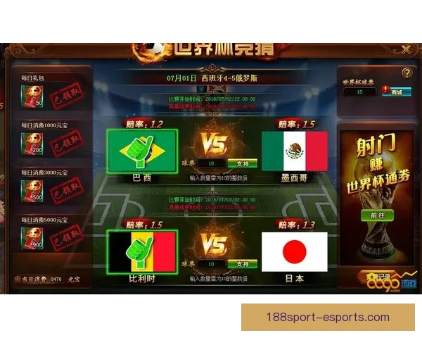 世界杯狂欢竞猜赢红包活动开启惊喜不断等你来挑战